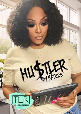 Hustler By Nature Adult Tee