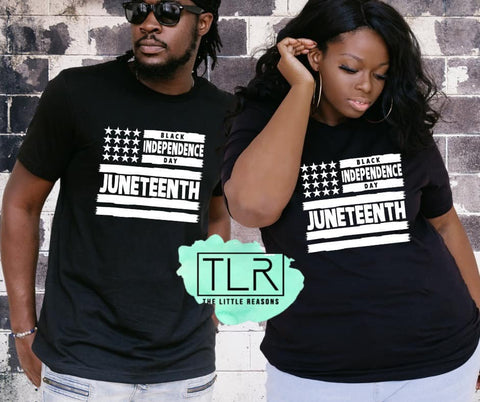 Black Independence Day Unisex Adult Tee