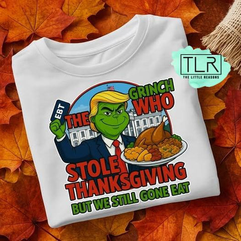 The Grinch Who Stole Thanksgiving Adult Tee