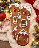 Gingerbread House Socks