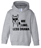 More Llamas Less Drama Pullover Hoodie - The  Little Reasons