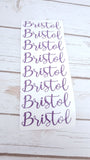 Single Name Decals - The  Little Reasons
