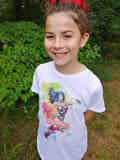 Watercolor Wonder Woman Tee - The  Little Reasons