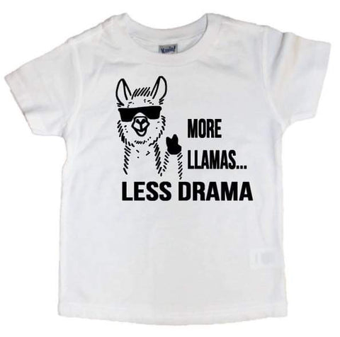 More Llamas Less Drama Tee - The  Little Reasons