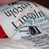 Personalized Baby Boy Blanket - The  Little Reasons