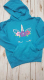 Floral Unicorn Pullover Hoodie - The  Little Reasons