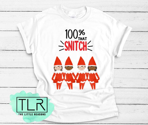 100% That Snitch Adult Tee
