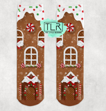Gingerbread House Socks