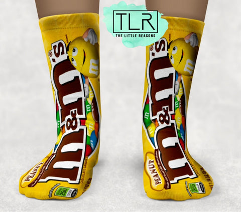 Peanut M&Ms Socks