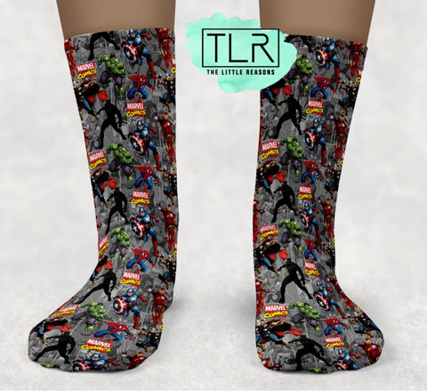 Marvel Comics Socks