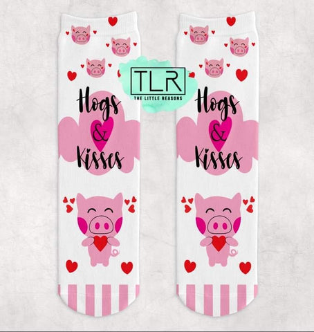 Hogs and Kisses Socks