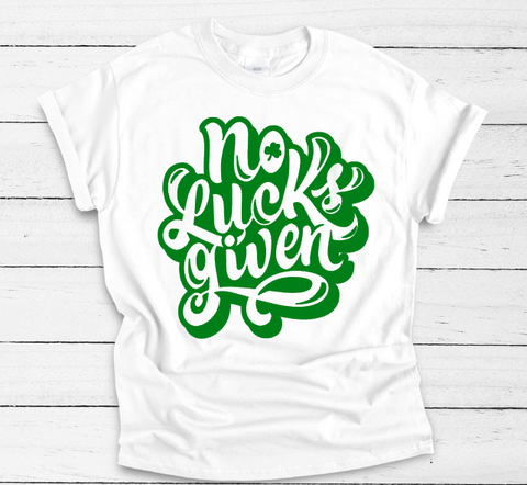 No Lucks Given Adult Tee - The  Little Reasons